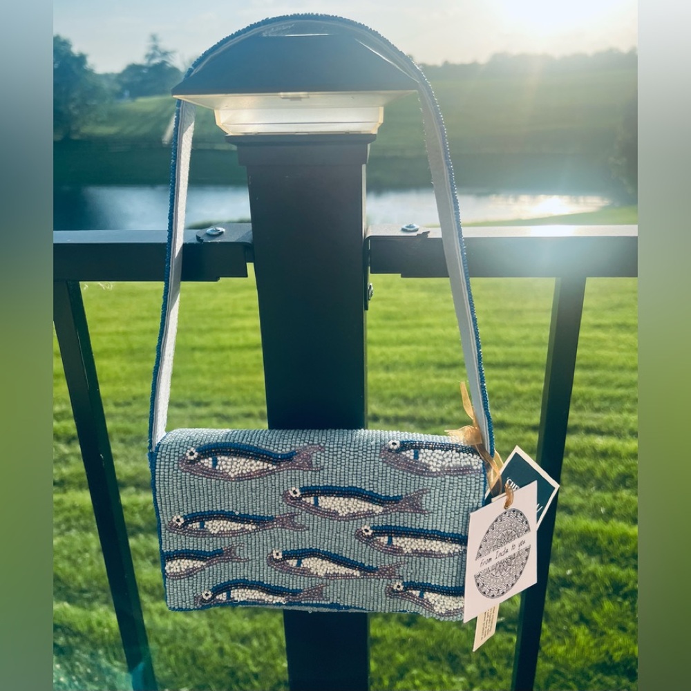 Beaded Sardine Bag